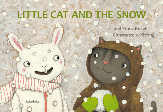 little cat and the snow inglés divertido