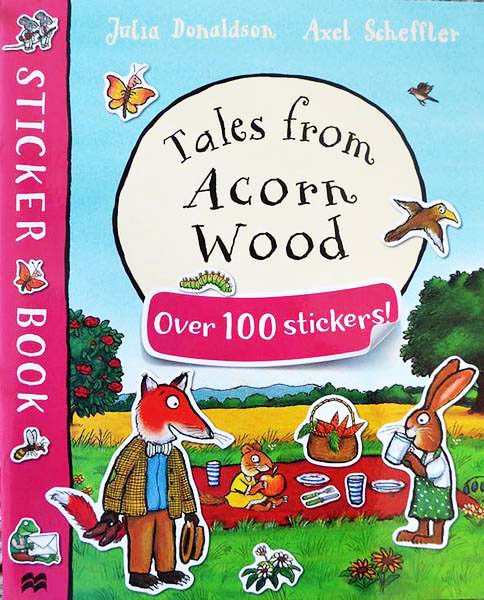 tales-from-acorn-wood-sticker-book-ingles-divertido