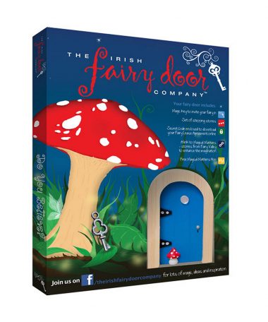 The Irish Fairy Door - Blue Round