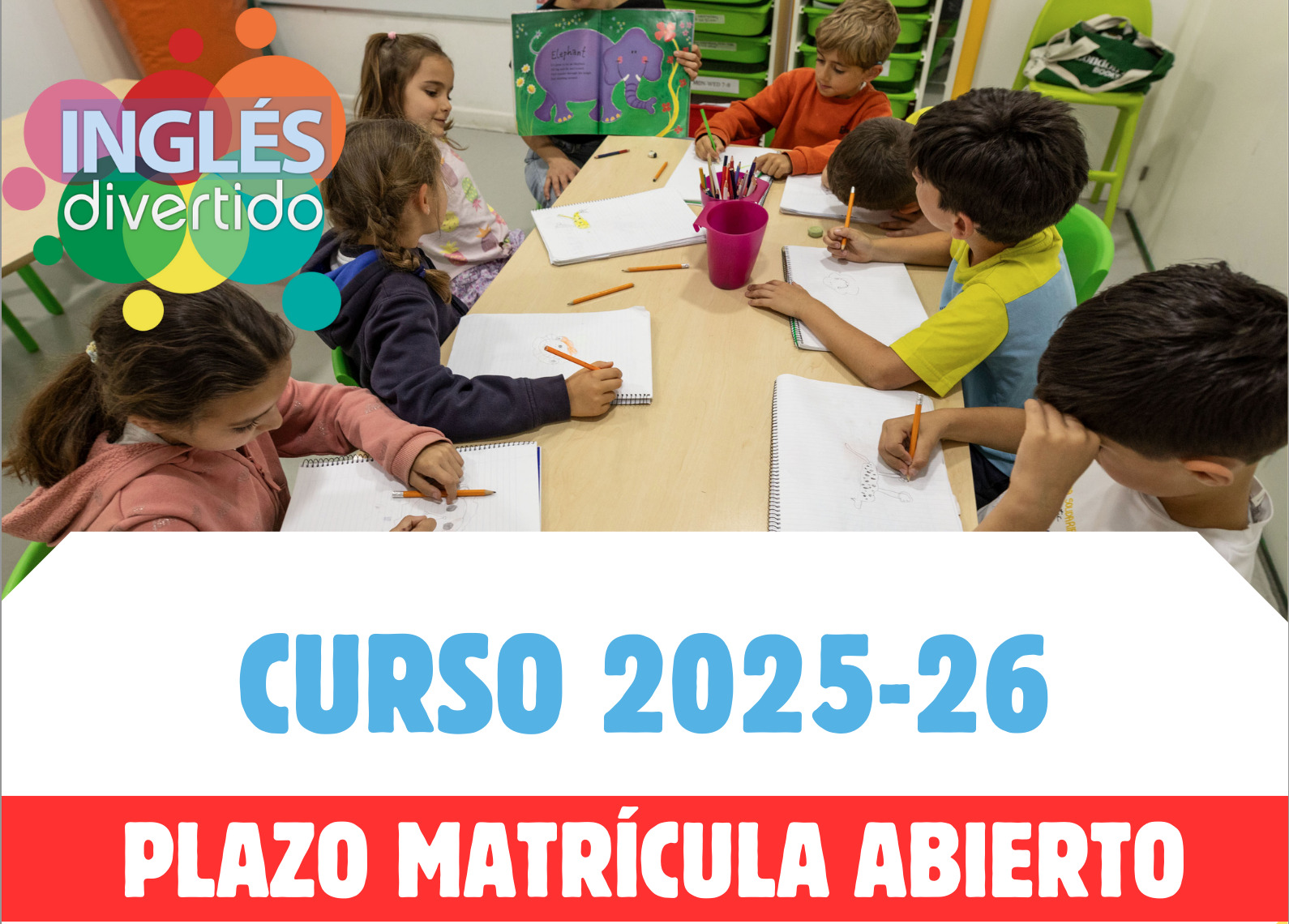 Abierto plazo de matrícula en Inglés Divertido