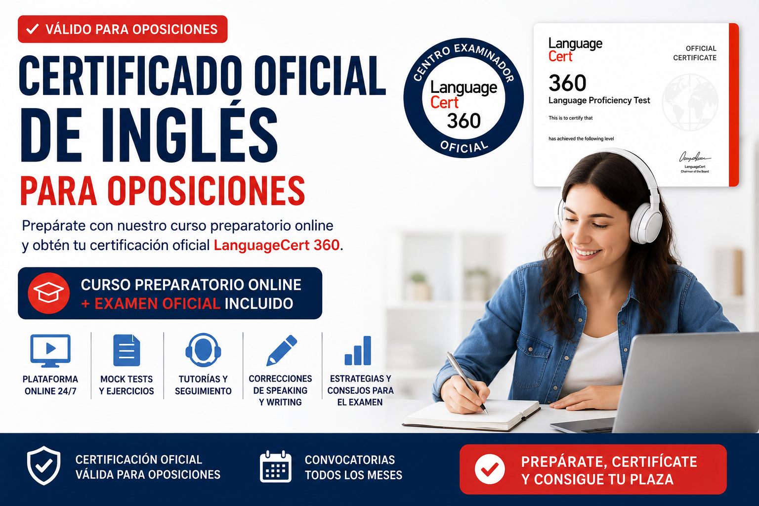 Certificado 360 y curso preparatorio