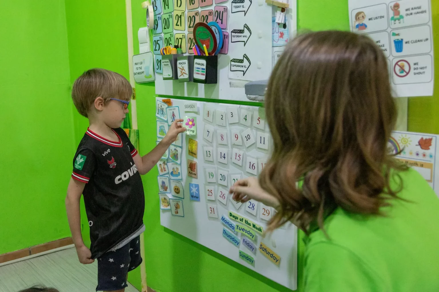 Clase de prueba de inglés para niños en la academia Inglés Divertido de Granada.