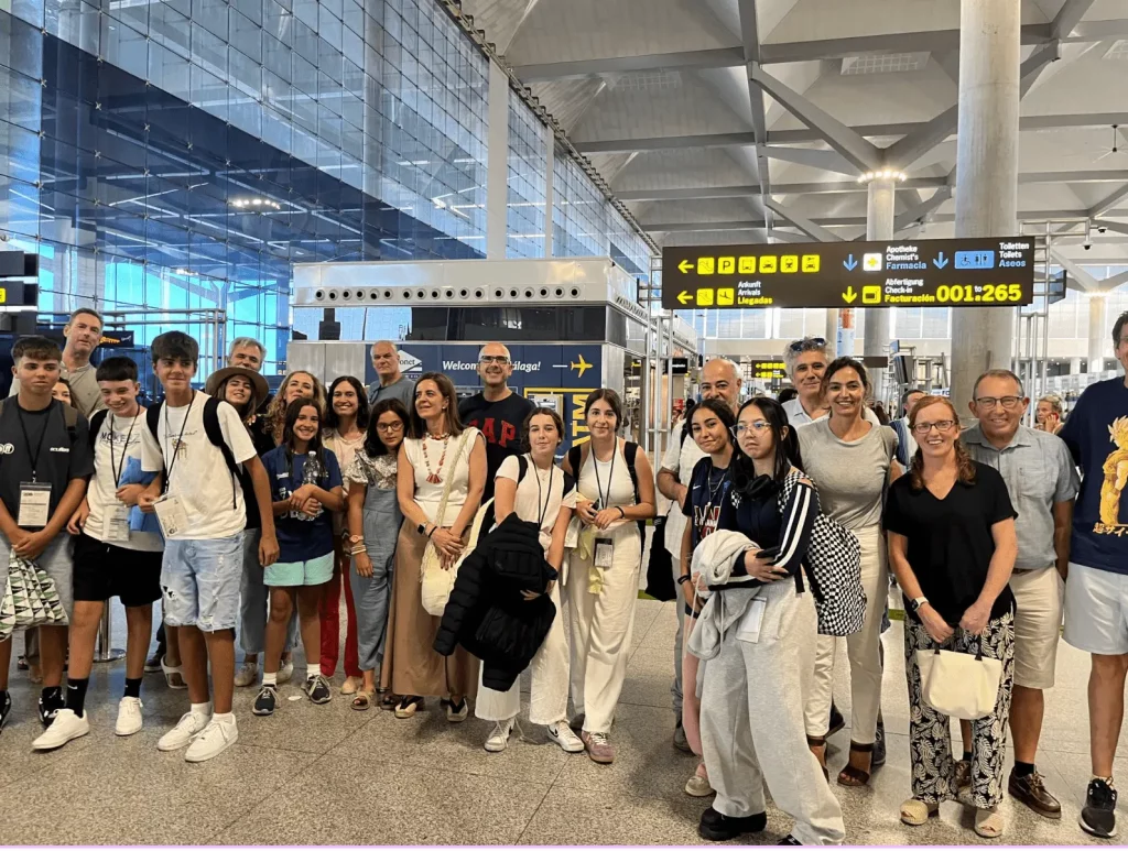 Alumnos del programa Año escolar en Irlanda 2026-27 antes de viajar.